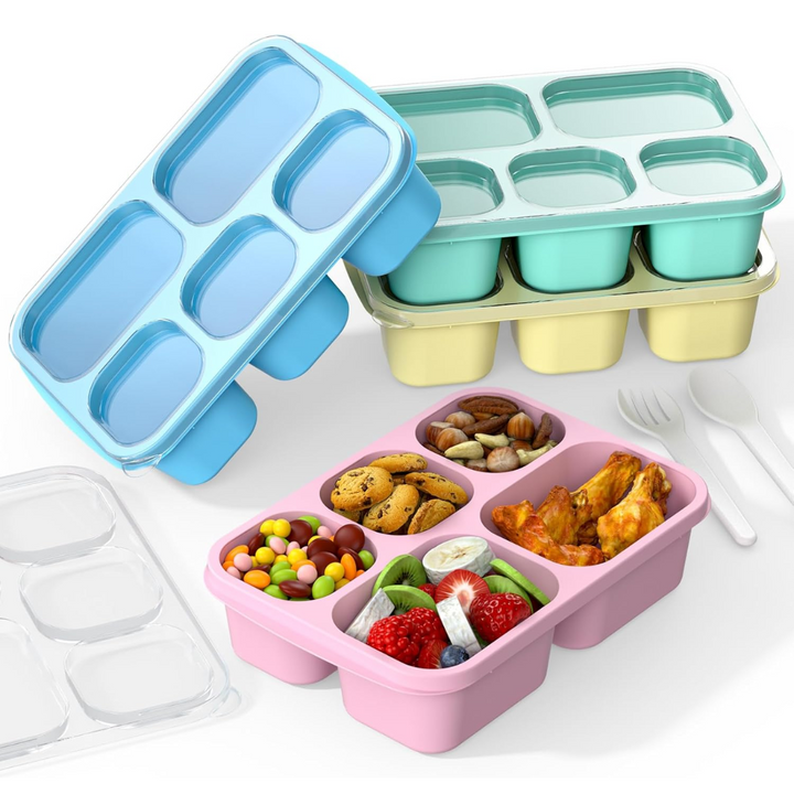 Bento Box Maaltijd Prep Containers - 4-Pack