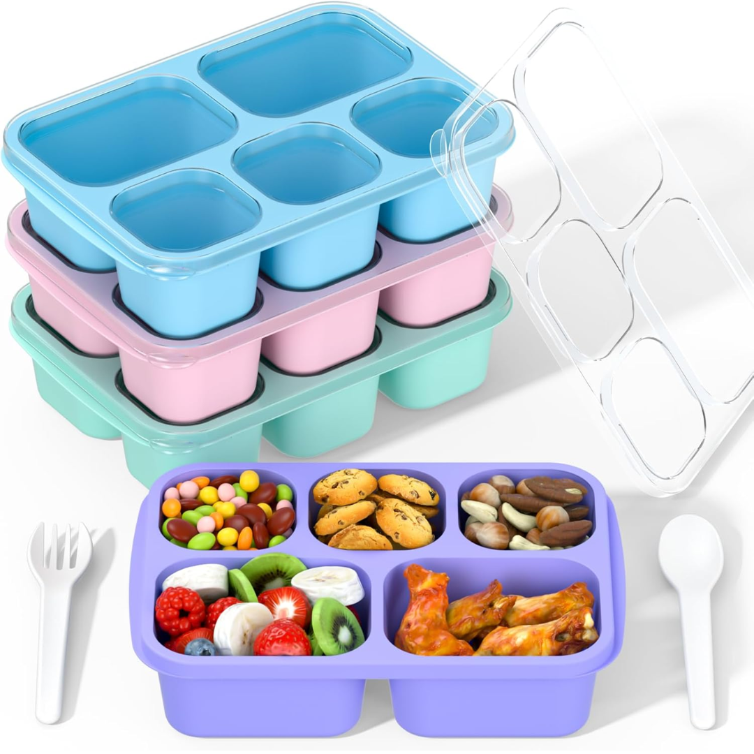 Bento Box Maaltijd Prep Containers - 4-Pack
