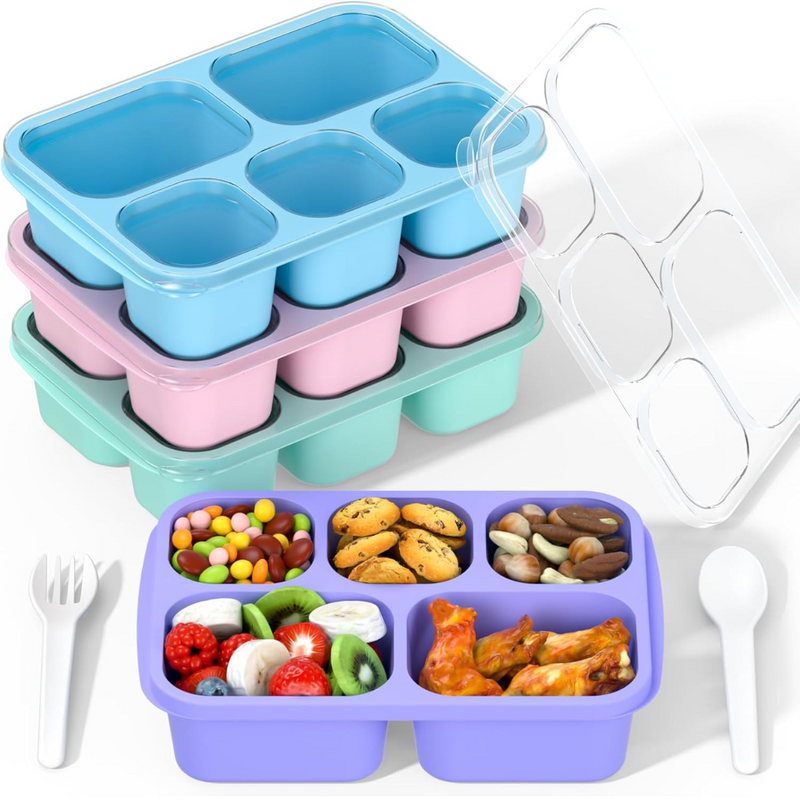Bento Box Maaltijd Prep Containers - 4-Pack