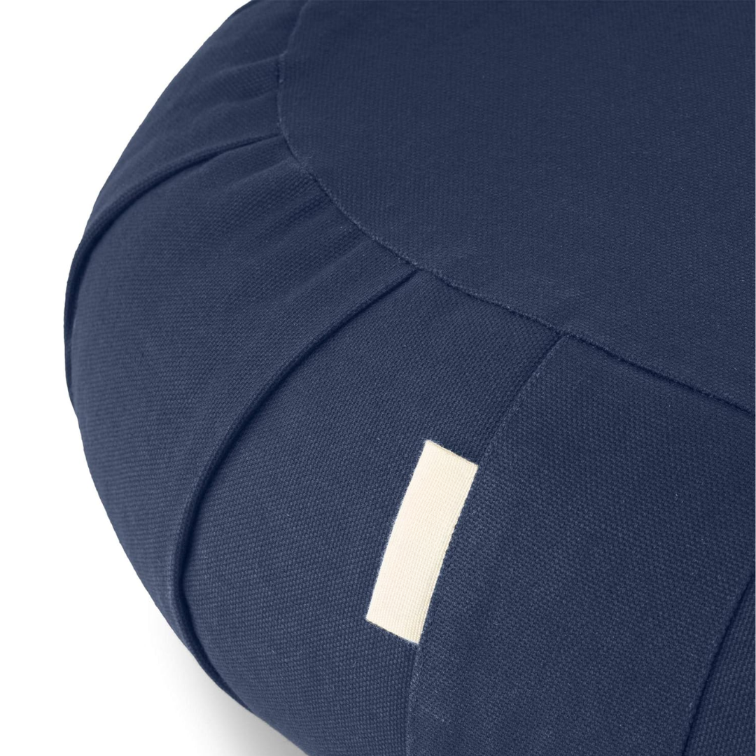 Curved Organic Cotton Meditatiekussen met Wasbare Cover