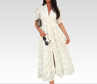 Luchtige Witte Zomerjurk – Eleni