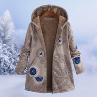 Comfortabele Dames Winterjas met Bloemenprint - Ivy