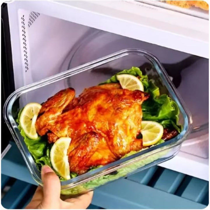 Lunchbox van Borosilicaat Glas - GlassGuard Bento