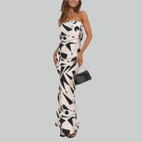 Strapless Maxi-jurk met Luchtige Pasvorm – Jade