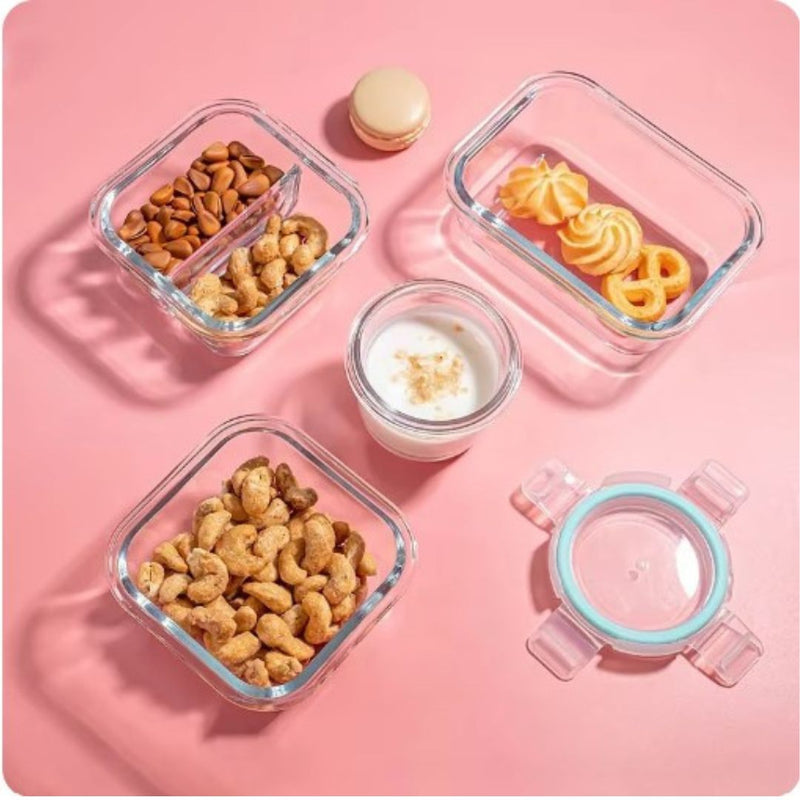 Lunchbox van Borosilicaat Glas - GlassGuard Bento