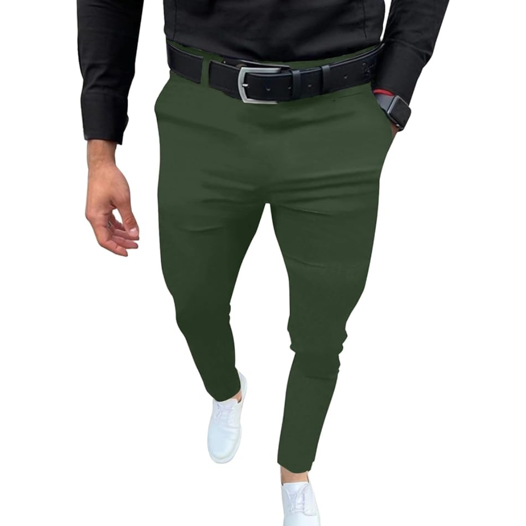 Slim Fit Stretch Heren Broek - Boaz