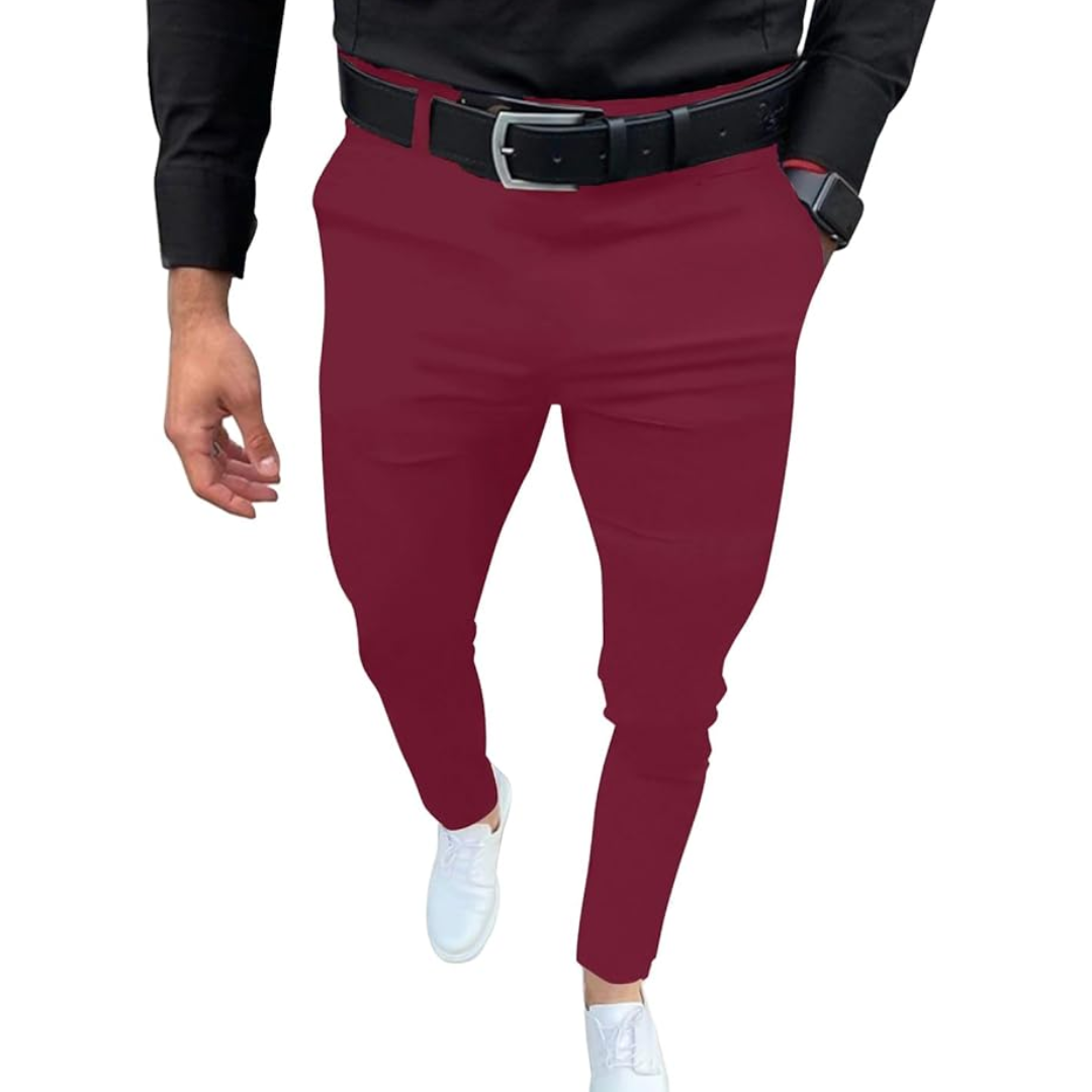 Slim Fit Stretch Heren Broek - Boaz