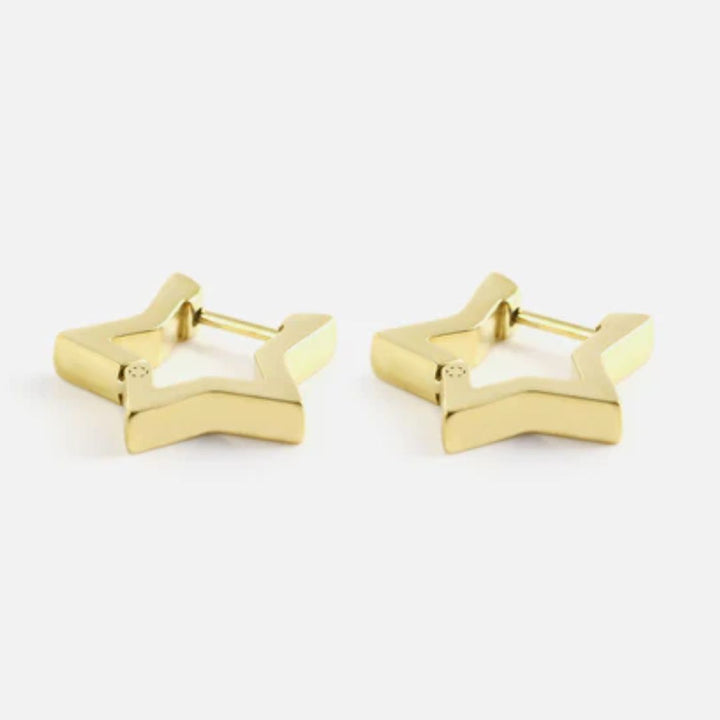 Vardi Dante™ Gouden Ster Hoepeloorbellen | Trendy & Speels