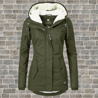 Plissé Katoenen Winterjas met Capuchon - Mila