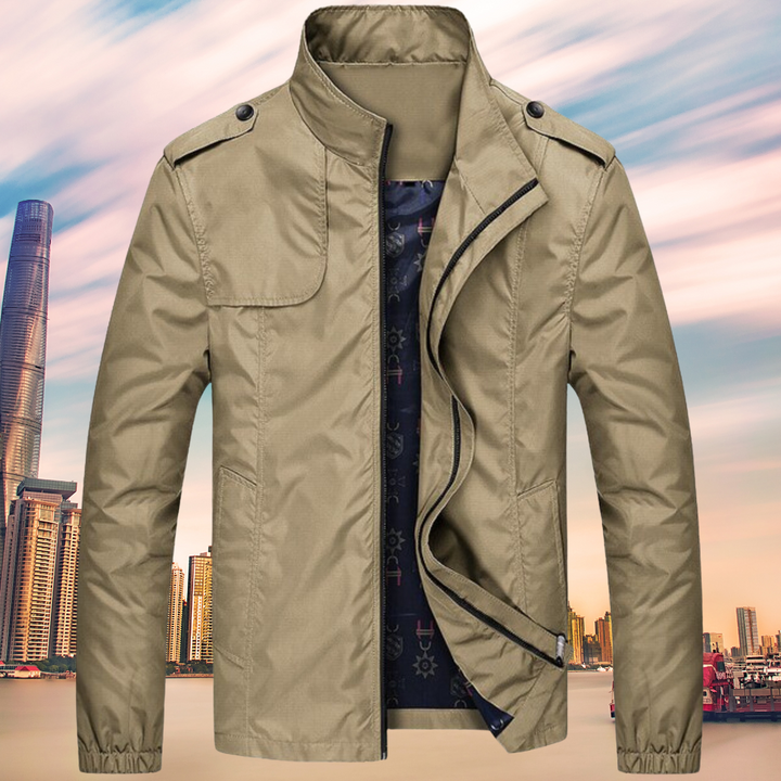GENTI Oxford Mid-Coat | Modern Waterproof & Windproof Jas voor Heren