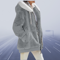 Casual Fleece Vest met Capuchon - Elena