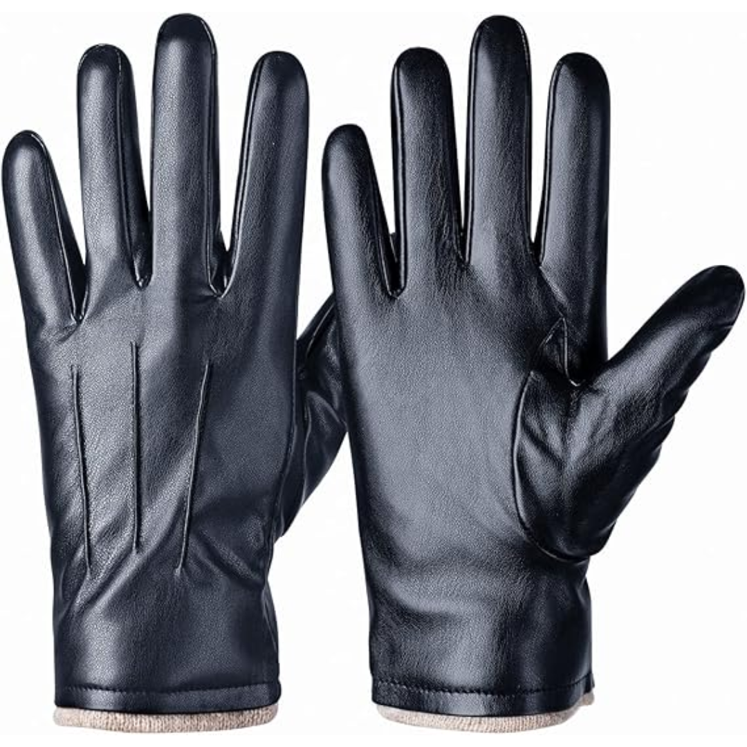 Winter Leren Touchscreen Handschoenen - TouchLuxe