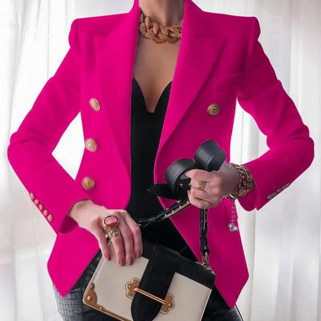 Vintage Damesblazer met Dubbele Knopen - Isabelle