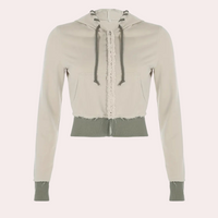 Modieus Damesvest met Capuchon - Elise