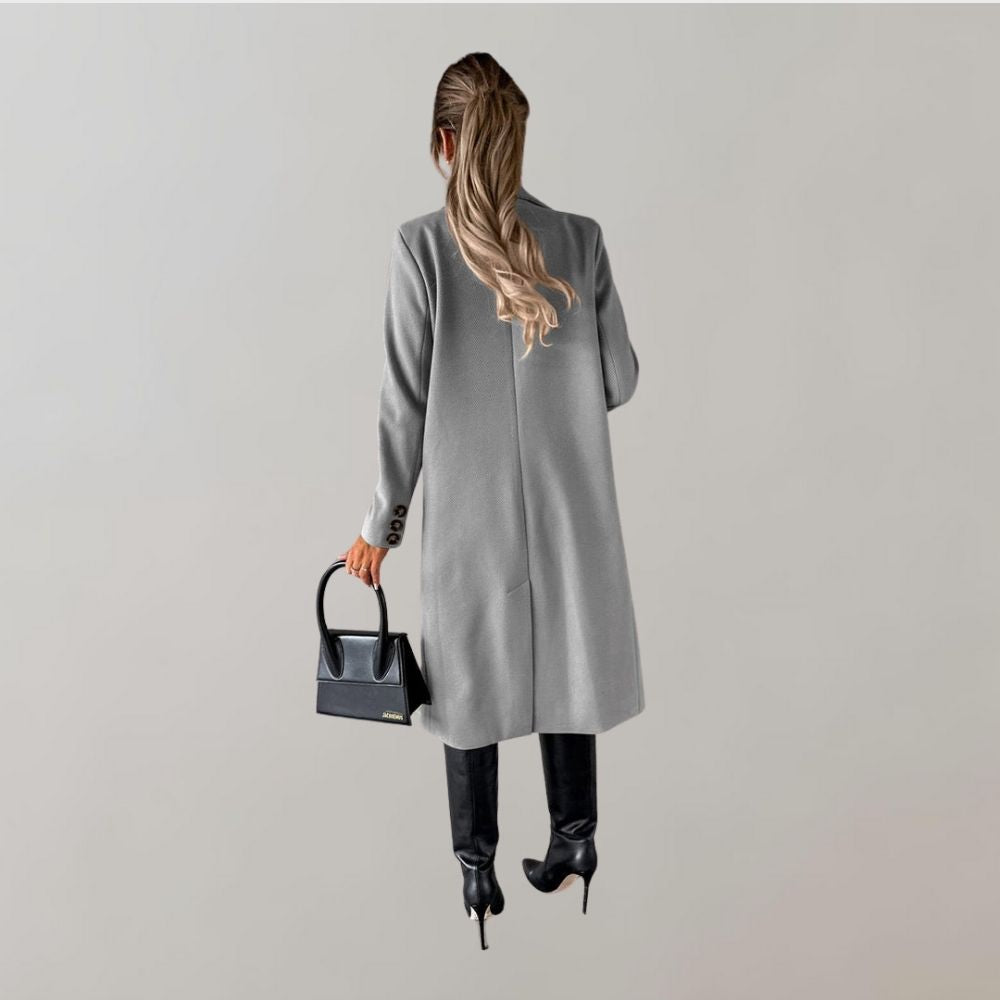 Stijlvolle Lange Winterjas voor Dames - Elara