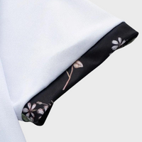 Męska koszulka polo z subtelnym nadrukiem - Noah