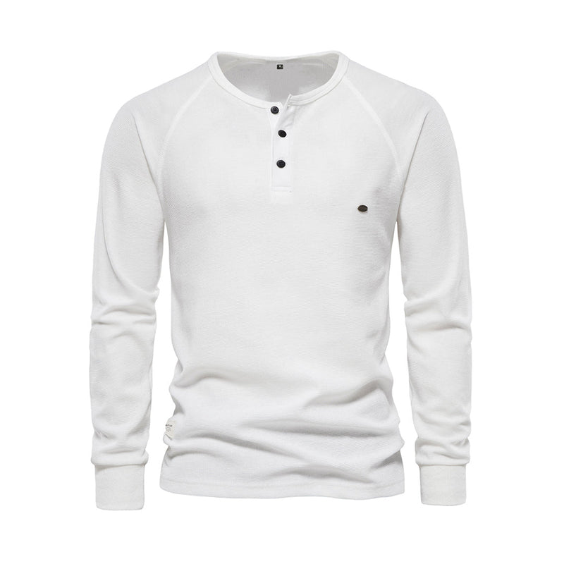 Stijlvol Heren Shirt met Lange Mouwen - Milo
