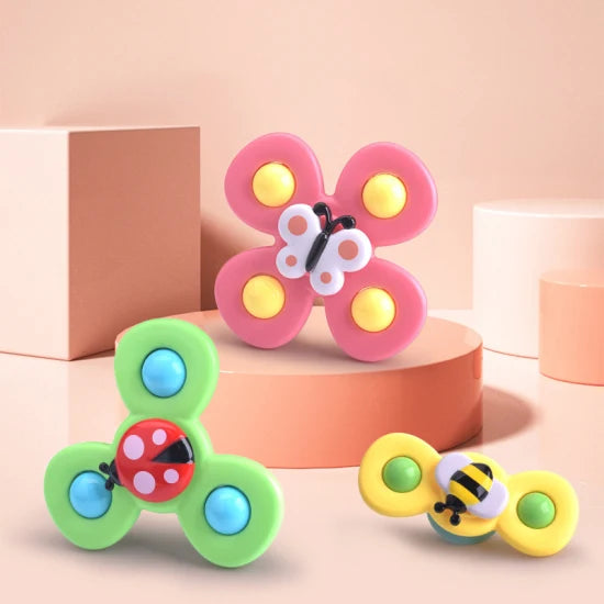 Zuignap Spinner Speeltjesset van 3 - SpinFun