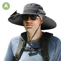 Outdoor Zonnehoed met Ingebouwde Ventilator – Sunbreeze