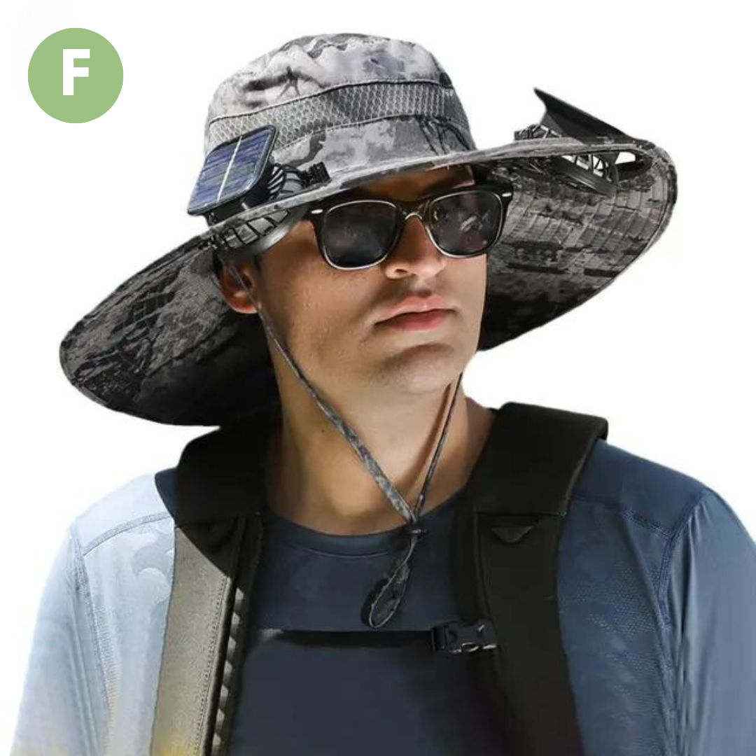 Outdoor Zonnehoed met Ingebouwde Ventilator – Sunbreeze