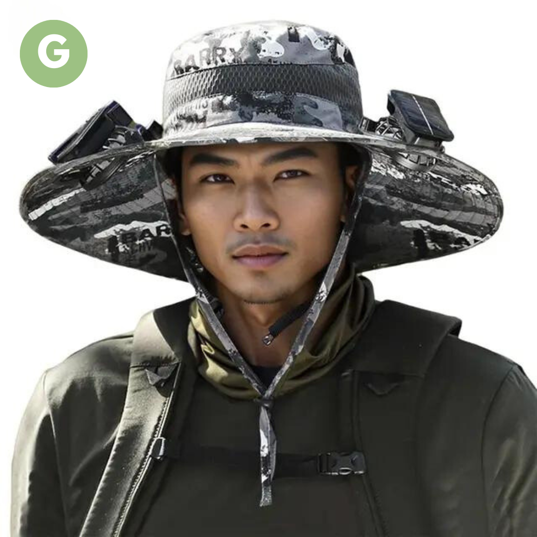 Outdoor Zonnehoed met Ingebouwde Ventilator – Sunbreeze