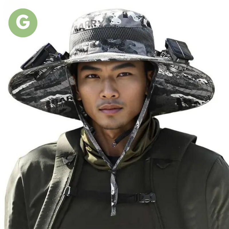 Outdoor Zonnehoed met Ingebouwde Ventilator – Sunbreeze