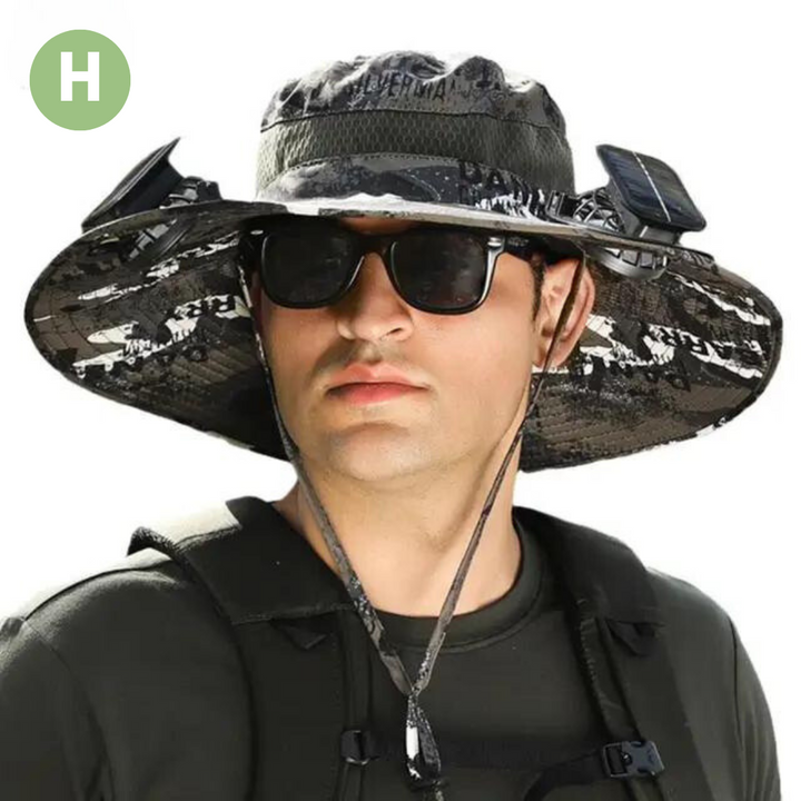 Outdoor Zonnehoed met Ingebouwde Ventilator – Sunbreeze