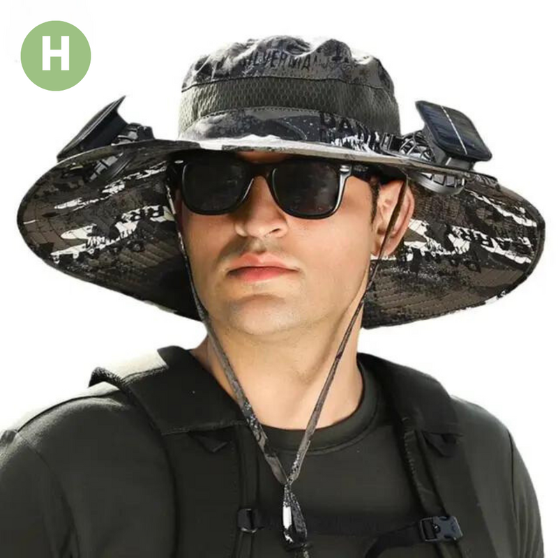 Outdoor Zonnehoed met Ingebouwde Ventilator – Sunbreeze