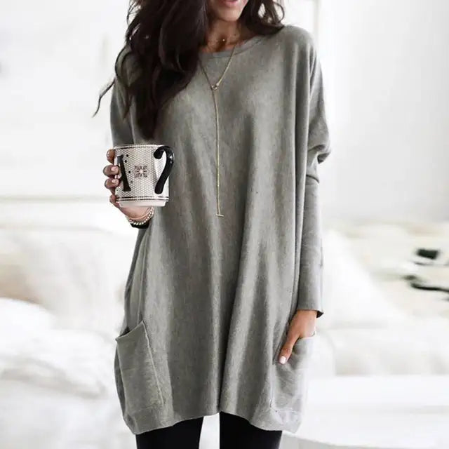 Trendy Tuniek met Lange Mouwen - Celina