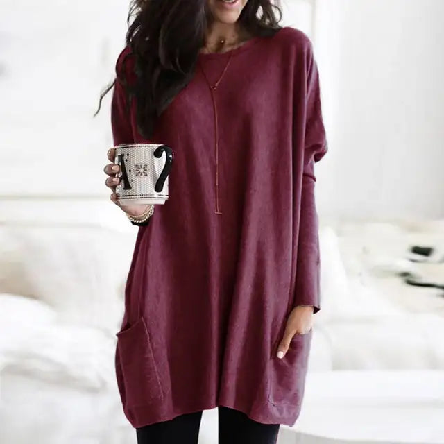 Trendy Tuniek met Lange Mouwen - Celina