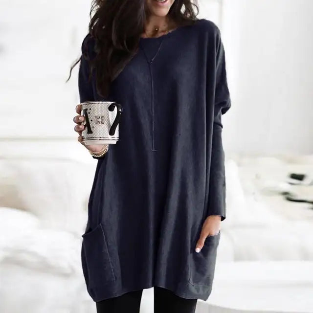 Trendy Tuniek met Lange Mouwen - Celina