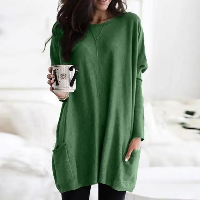 Trendy Tuniek met Lange Mouwen - Celina