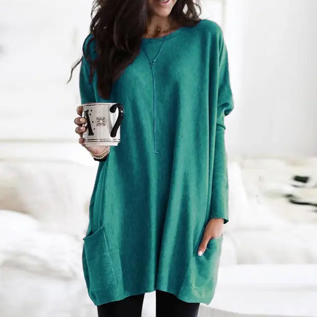 Trendy Tuniek met Lange Mouwen - Celina