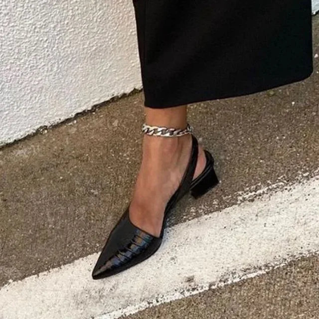 Lara™ Orthopedische Pumps met Croco-Design – Elegant, Comfortabel & Perfect Voor Elke Gelegenheid