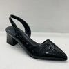 Orthopedische Croco Bruine Pumps - Lara