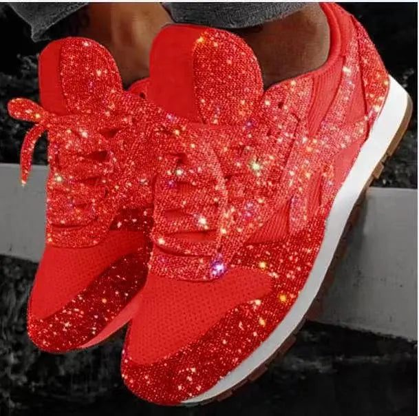 Dames Glitterschoenen met Pailletten - Livia