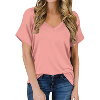 Simpel V-hals T-shirt - Luna