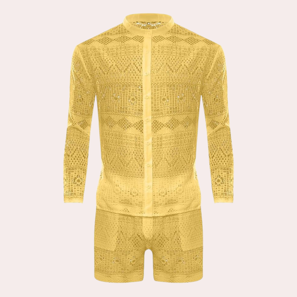 Luchtige Kanten Zomerset voor Heren - Cai