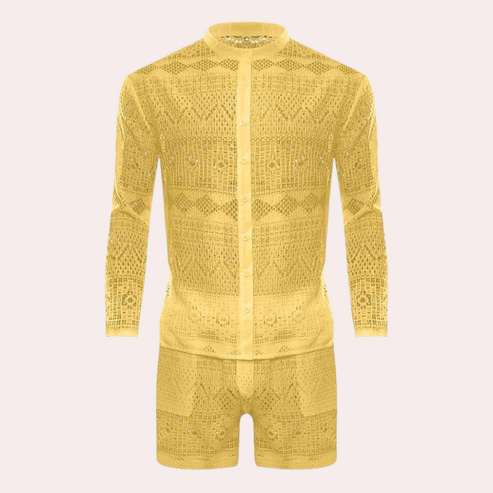 Luchtige Kanten Zomerset voor Heren - Cai