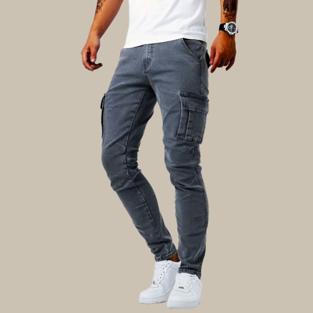 Super-Stretch Cargo Broek | Arno Heren Cargo Jeans