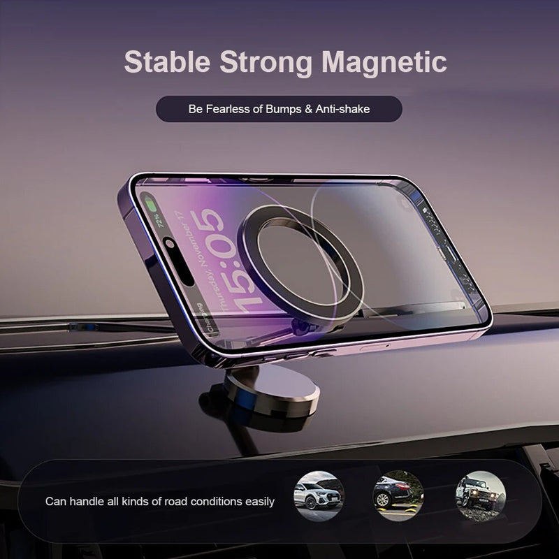 360° Opvouwbare Magnetische Telefoonhouder voor de Auto - Sterk & Verstelbaar