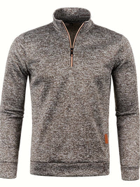 Heren Pullover met Halsrits voor Herfst & Winter – Matteo