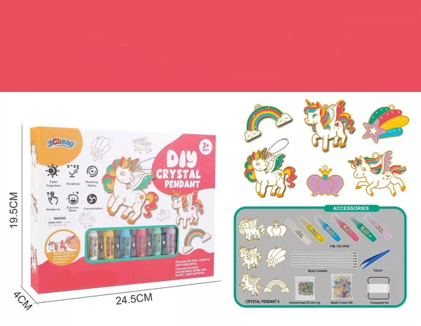 Doe-Het-Zelf Sleutelhanger Schilderkit - SparkleArt