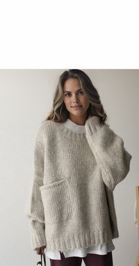 Oversized Gebreide Trui - AutumnComfort