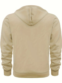 Fajna męska bluza z kapturem z półzamkiem - Archer