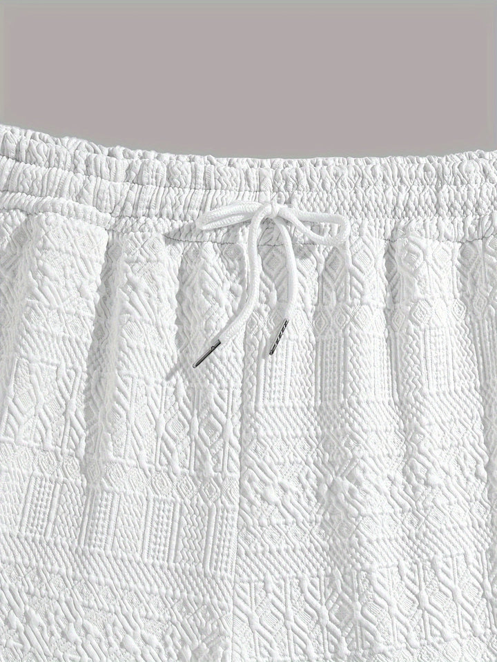 Szorty Zomer Męskie Basic Look z Kieszenią na Sznurek Komfort - Finn