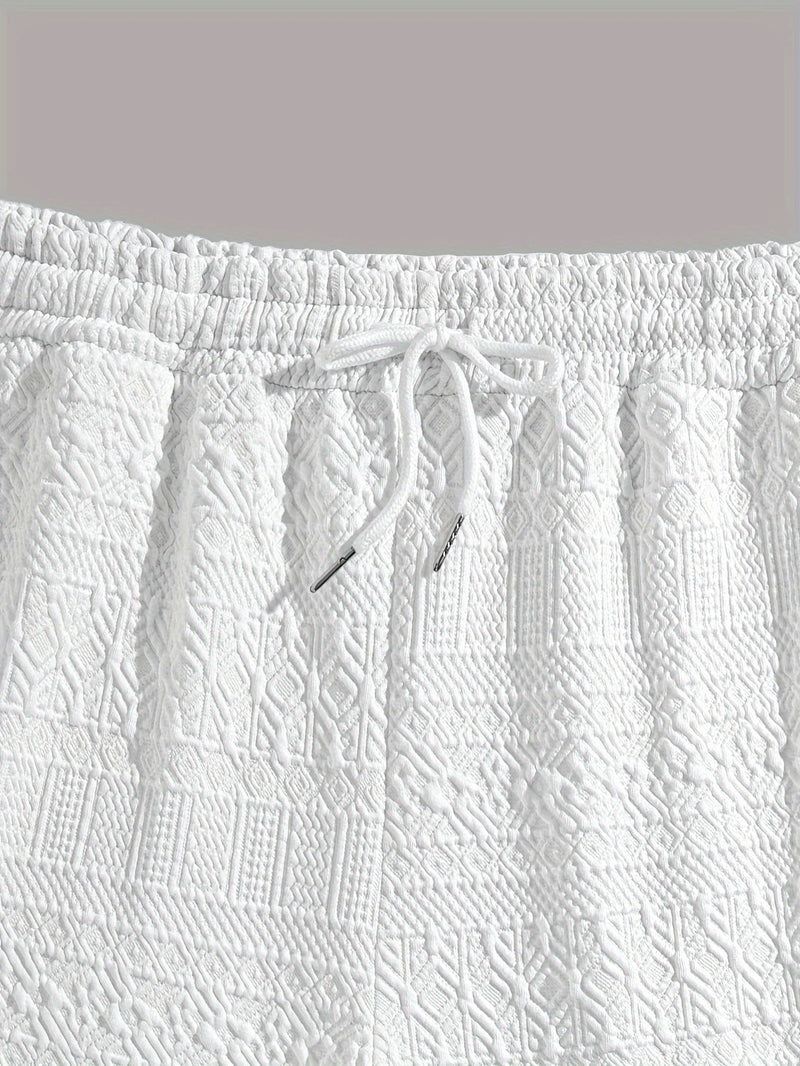 Szorty Zomer Męskie Basic Look z Kieszenią na Sznurek Komfort - Finn