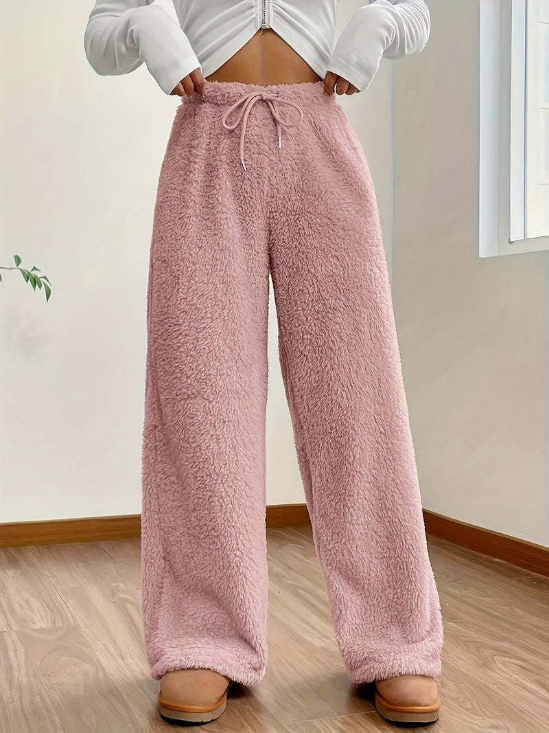 Zachte Teddy Sherpa Loungebroek Voor Dames – Noémie