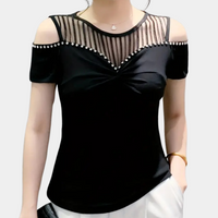 Trendy Cold-Shoulder Top voor Dames - Fenna