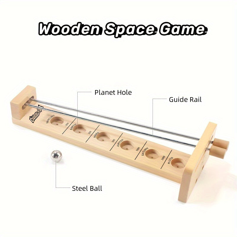 Houten Stickballspel Ruimte Avontuur - SpaceBall Frenzy